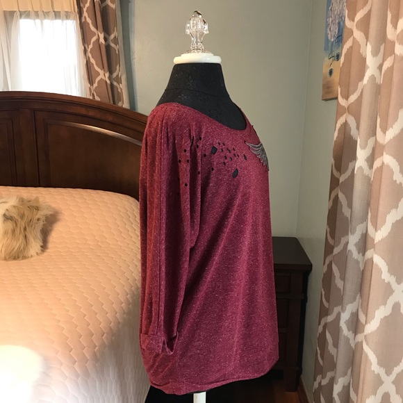 Allen B. by Allen Schwartz⚜️Sequin Bird Design Top - Picture 5 of 8